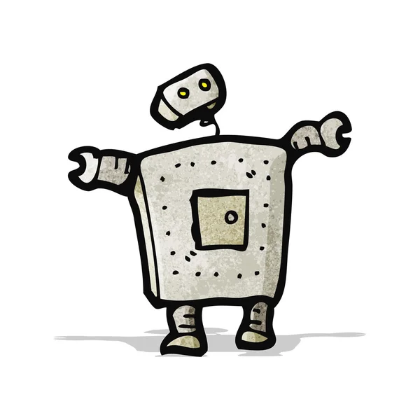 Karikatura robota — Stockový vektor