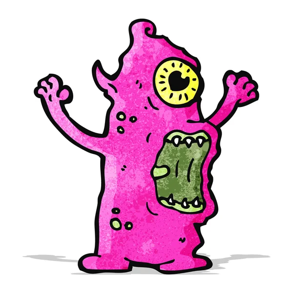 Kreslené bláznivé monster — Stockový vektor