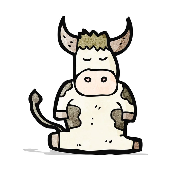 Sarjakuva lehmä — vektorikuva