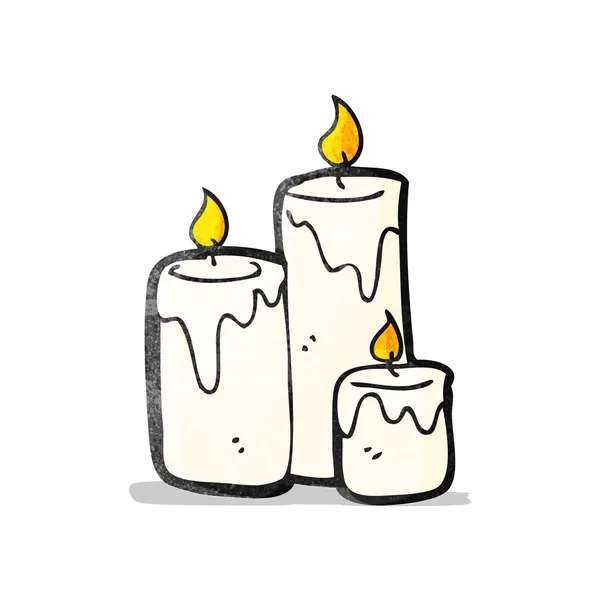 Kreslený svíčka — Stockový vektor