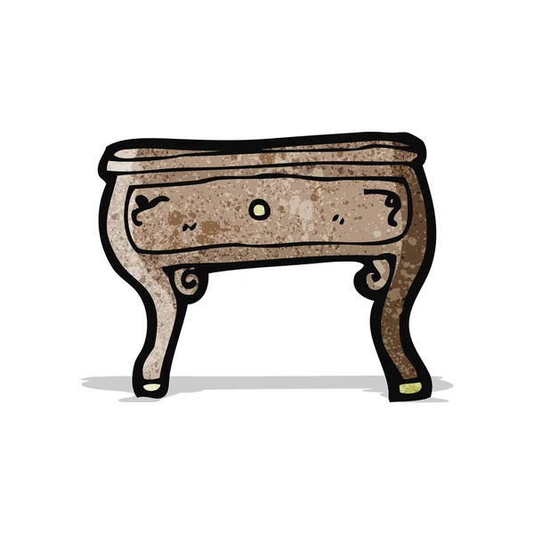 Mesa de centro de dibujos animados — Vector de stock