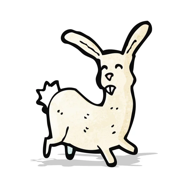 Drôle de lapin dessin animé — Image vectorielle