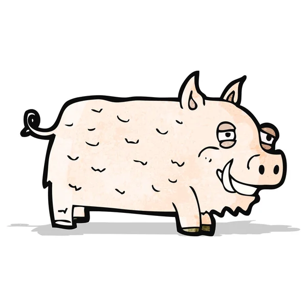 Cochon de bande dessinée — Image vectorielle