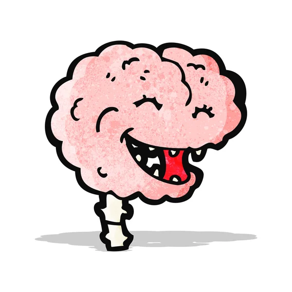 Cerebro de dibujos animados — Vector de stock