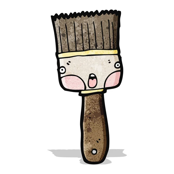 Paint brush cartoon — Stock vektor