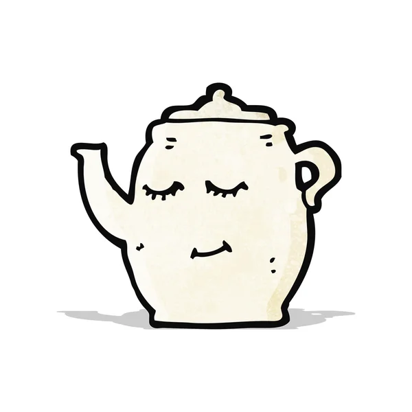 Cartoon theepot — Stockvector