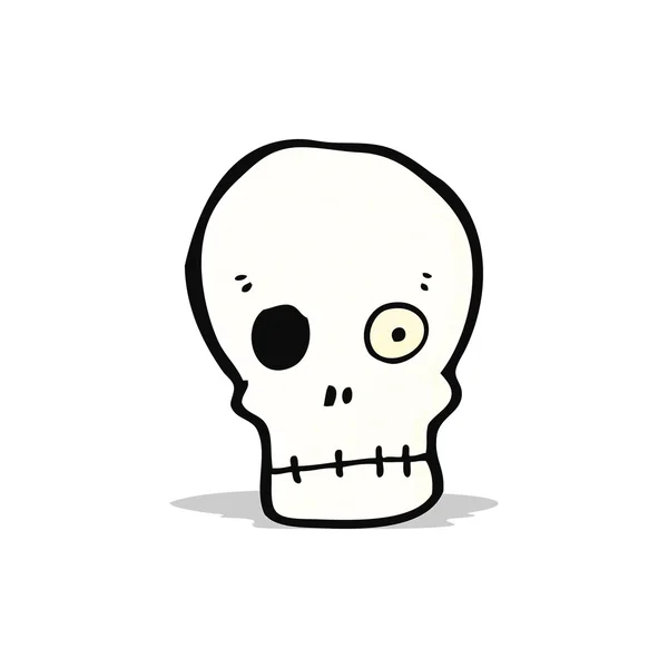 Cartoon skull — Stock Vector