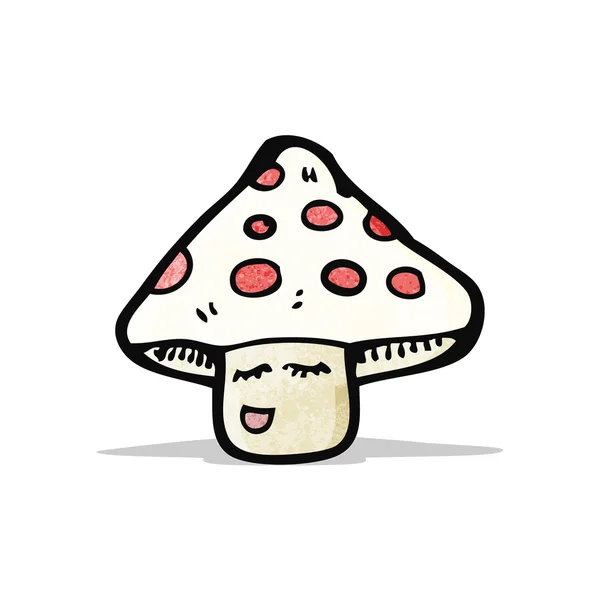 Cartoon toadstool — Stock Vector