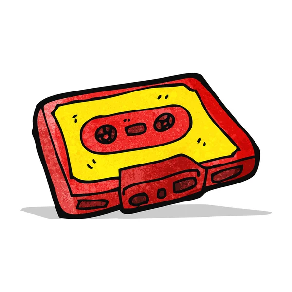 Cartoon cassette tape — Stock Vector