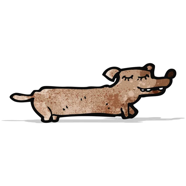 Divertido pequeño perro de dibujos animados — Vector de stock