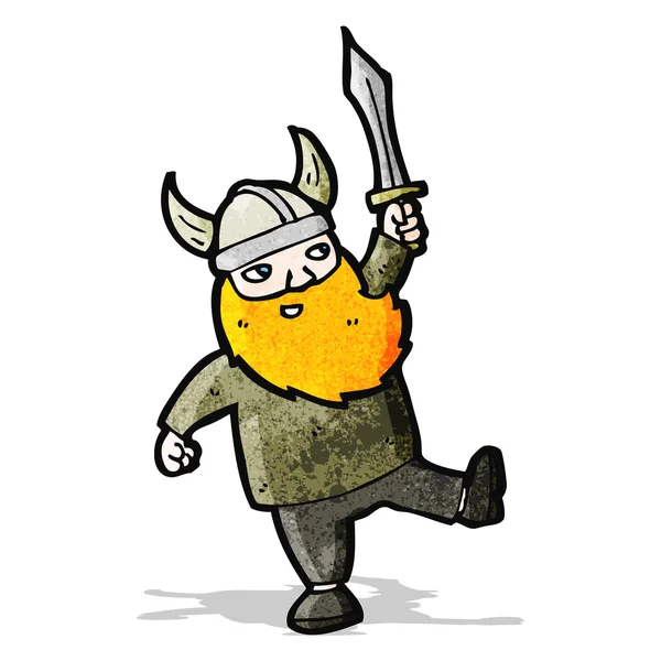 Dessin animé viking homme — Image vectorielle