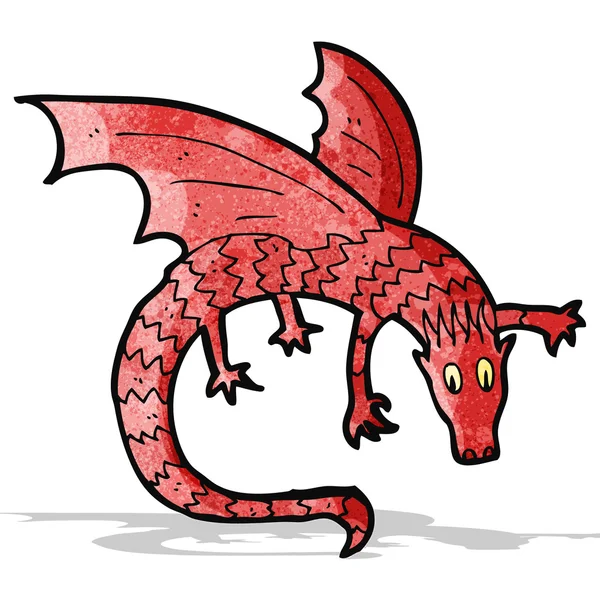Cartoon dragon — Stockvector