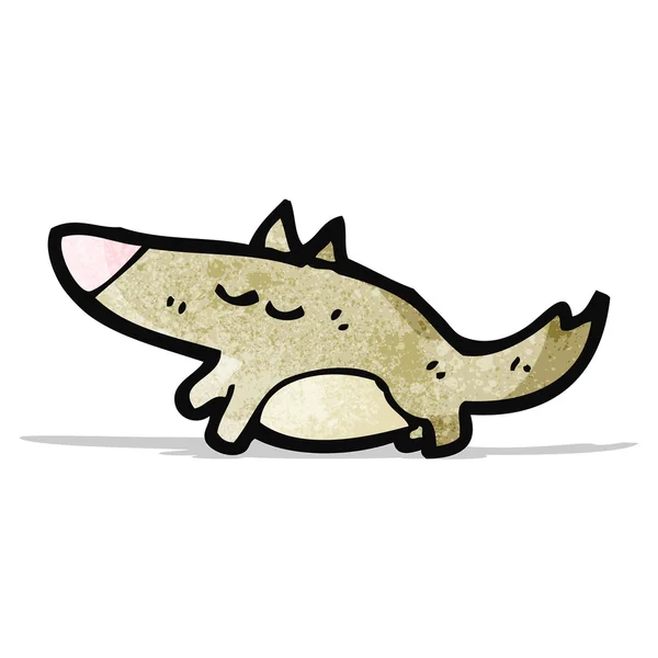 Pequeño perro de dibujos animados — Vector de stock