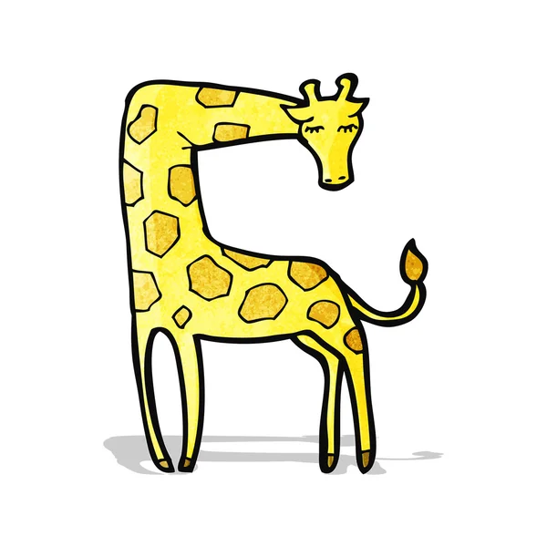 Cartoon giraffe — Stock Vector