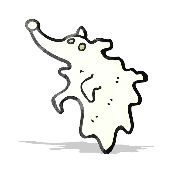 Ghost hond cartoon — Stockvector