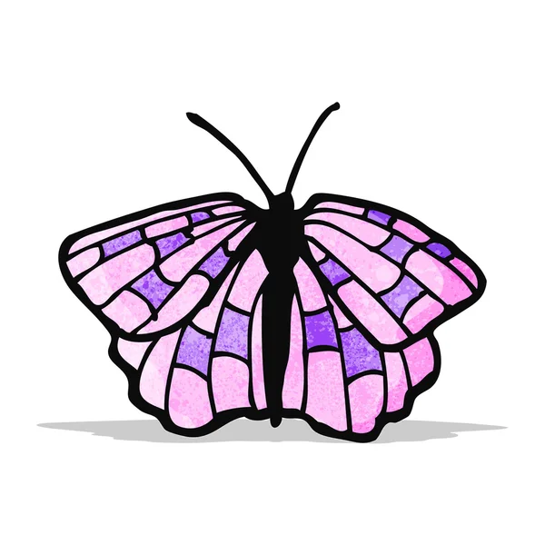 Mariposa de dibujos animados — Archivo Imágenes Vectoriales