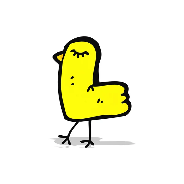 Uccello dei cartoni — Vettoriale Stock