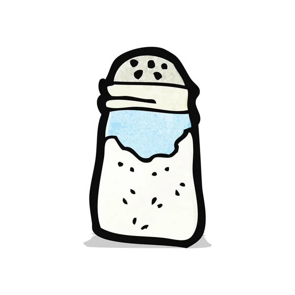 Cartoon salt shaker — Stock Vector