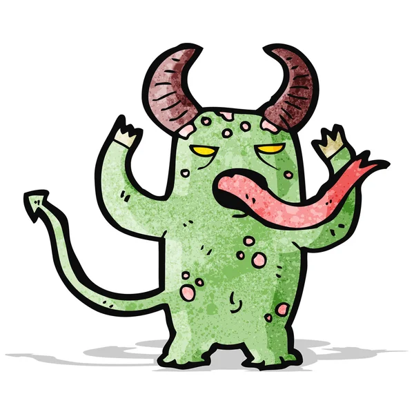 Vtipné kreslené monstrum — Stockový vektor