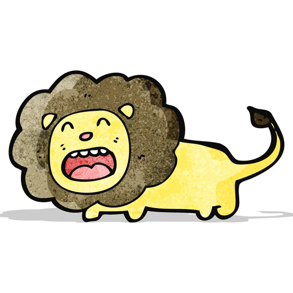 León de dibujos animados — Vector de stock