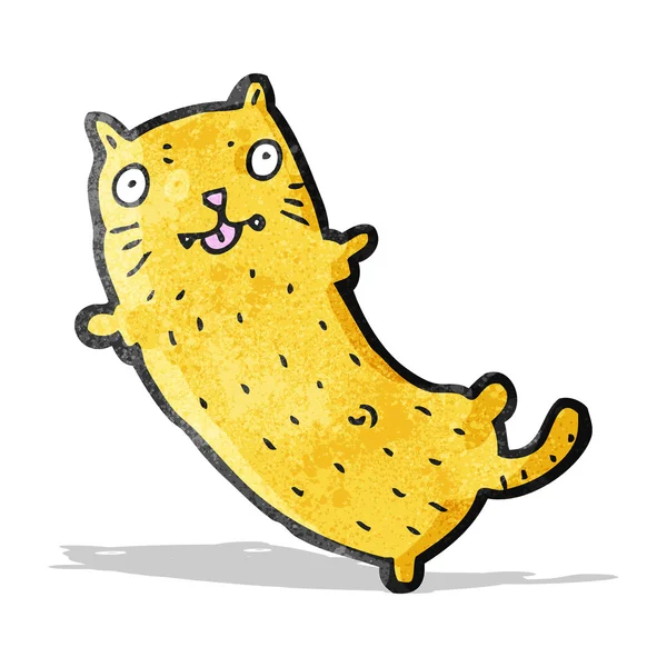 Grappige stripkat — Stockvector