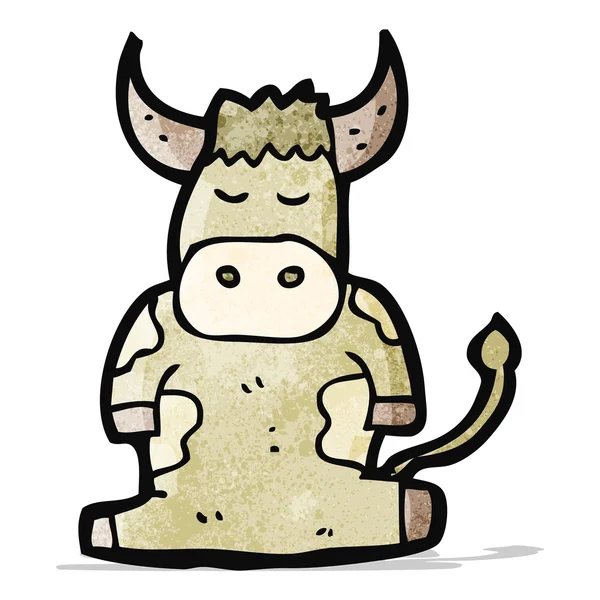 Vaca de dibujos animados — Vector de stock