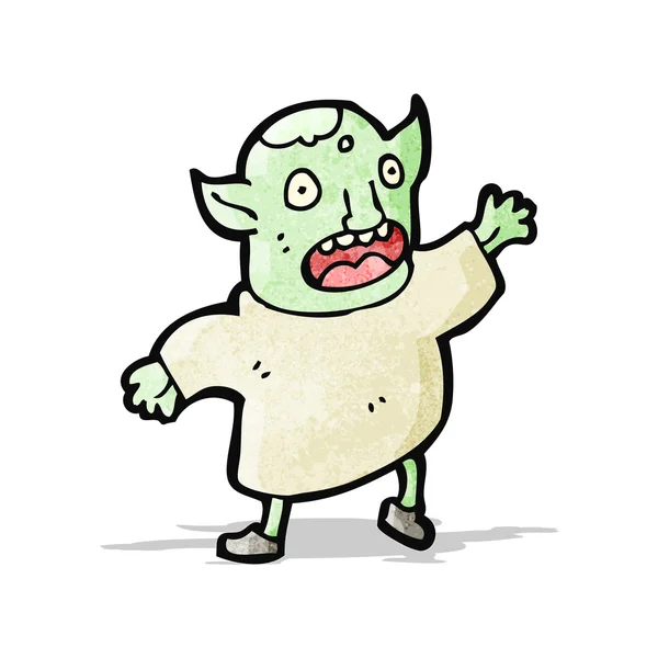 Goblin dos desenhos animados — Vetor de Stock