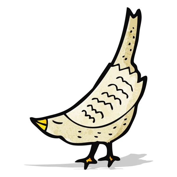 Dessin animé arc oiseau — Image vectorielle