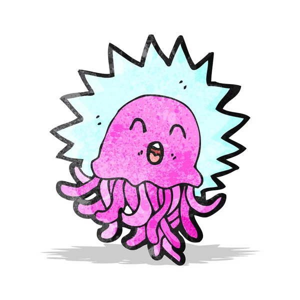 Cartoon jellyfish — Stock Vector