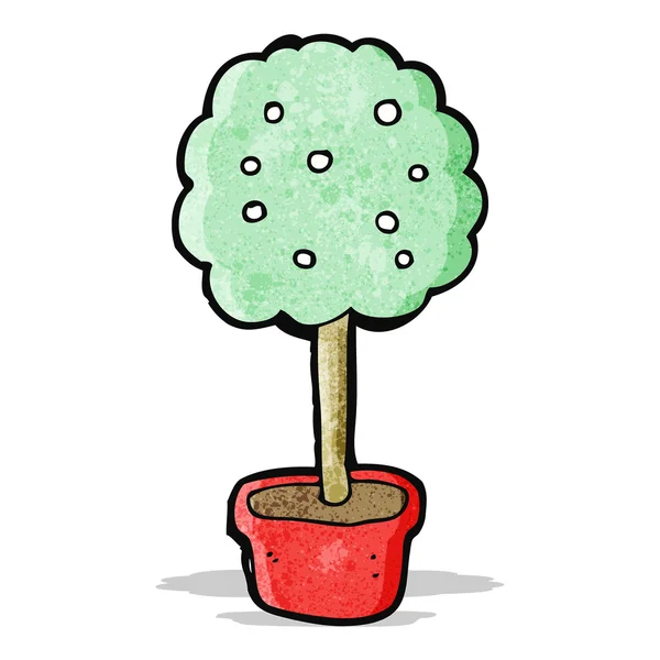 Árbol decorativo de dibujos animados — Vector de stock