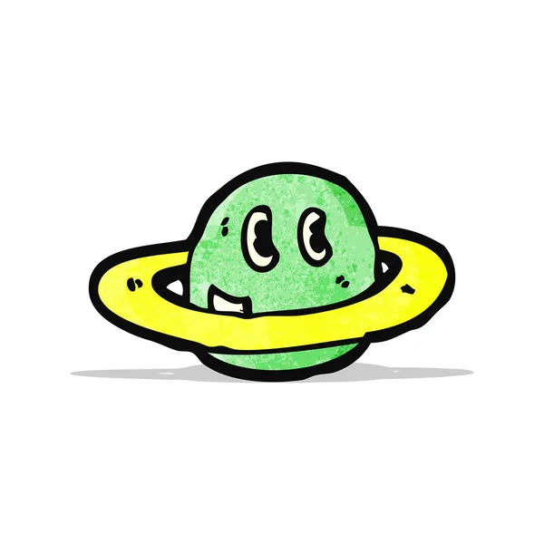 Cartoon-Planet-Symbol — Stockvektor