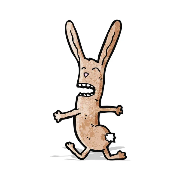 Karikatür tavşan — Stok Vektör