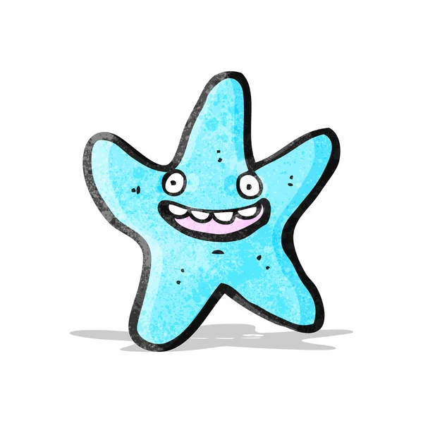 Estrella de mar de dibujos animados — Vector de stock