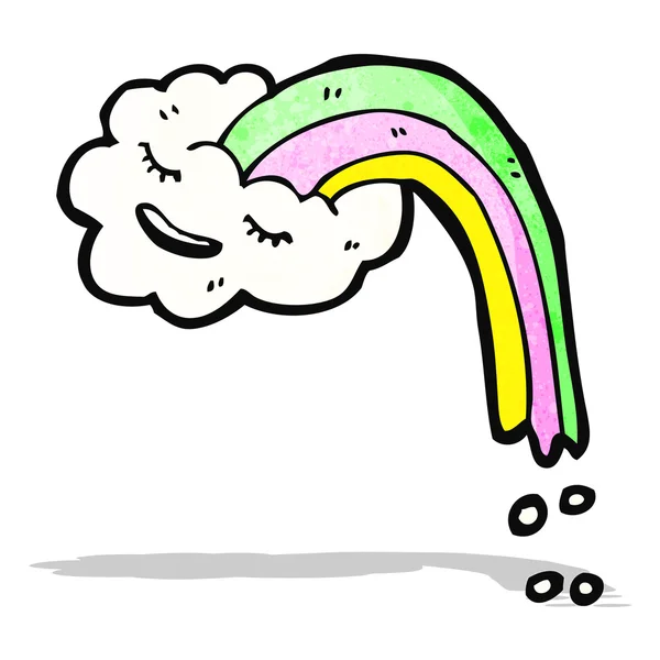 Cloud cartoon character — Stock Vector