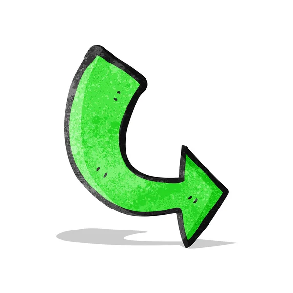 Cartoon circular arrow — Stock Vector