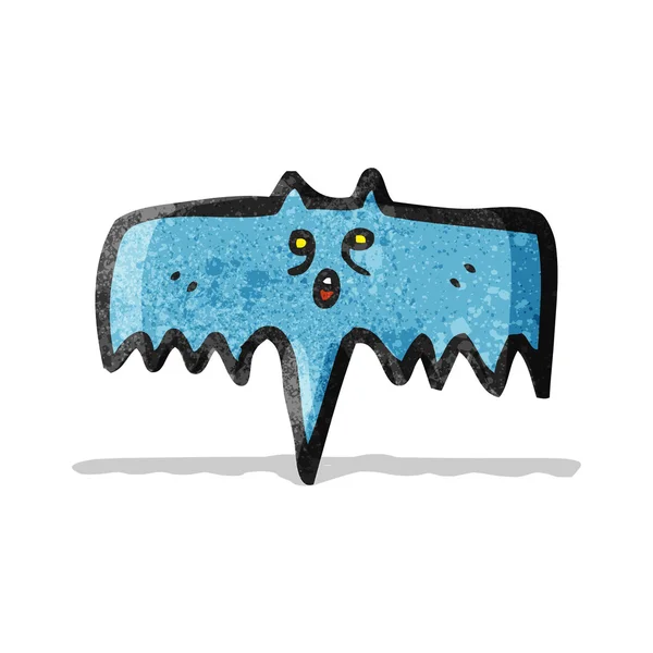 Spooky halloween bat cartoon — Stock vektor