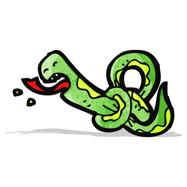 Serpent de bande dessinée — Image vectorielle