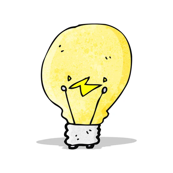 Ηλεκτρικό φως λαμπτήρα ιδέα σύμβολο — Διανυσματικό Αρχείο