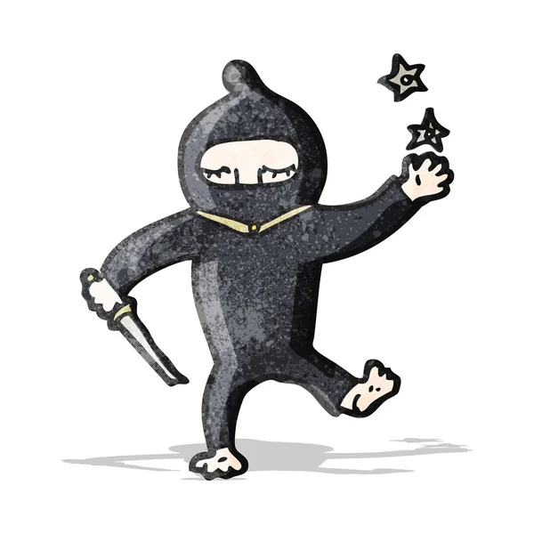 Cartoon ninja — Stock Vector
