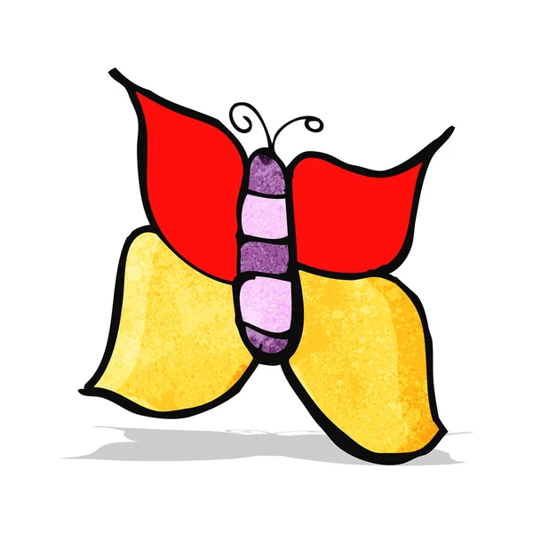 Карикатурная бабочка — стоковый вектор