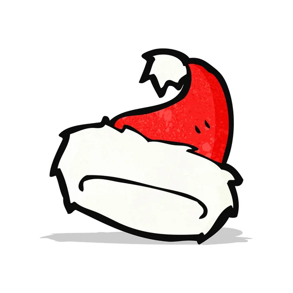 Cartoon santa claus hat — Stock Vector