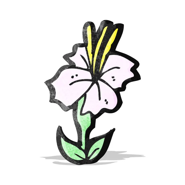 Flor de dibujos animados — Vector de stock
