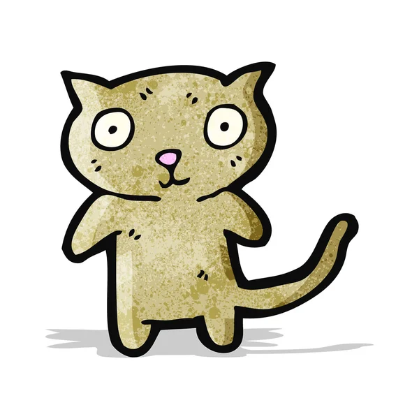 Lindo gato de dibujos animados — Vector de stock