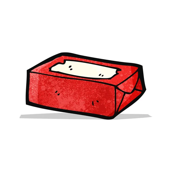 Cartoon packet of chewing gum — Stock Vector