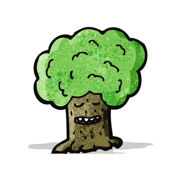 Árbol de dibujos animados — Vector de stock