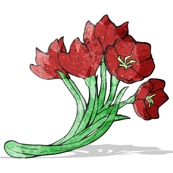 Blumen zeichnen — Stockvektor
