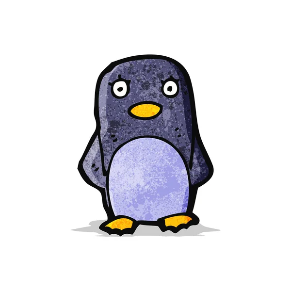 Pingüino de dibujos animados — Vector de stock