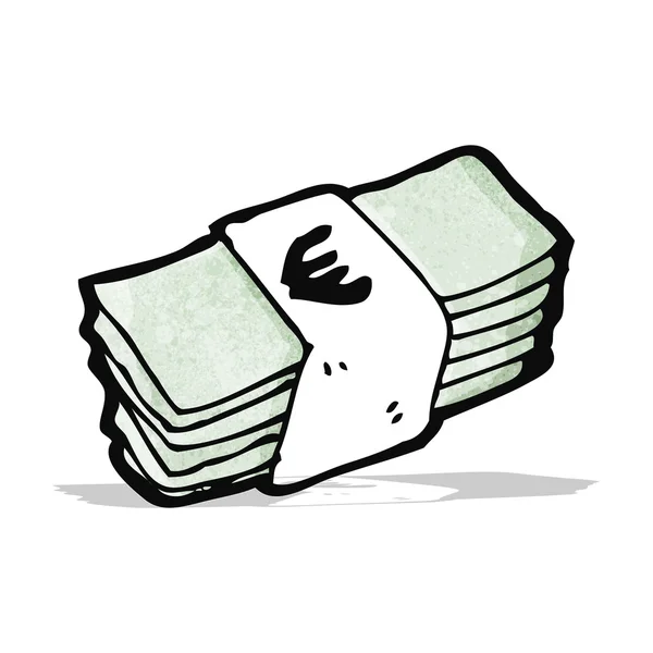 Cartoon contant geld — Stockvector