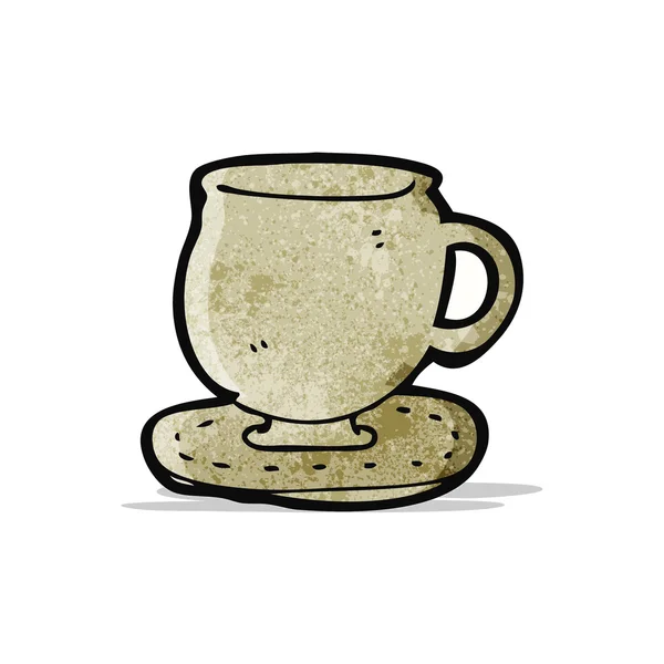 Dessin animé tasse de thé — Image vectorielle