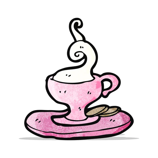 Dessin animé tasse de thé — Image vectorielle